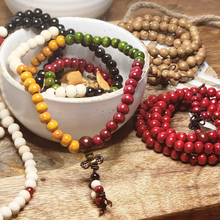 Load image into Gallery viewer, Mala Beads-Sandalwood Scented
